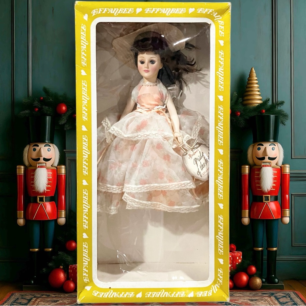 VTG Effanbee Pride Of The South Southern Belle Doll Natchez Box & Tag